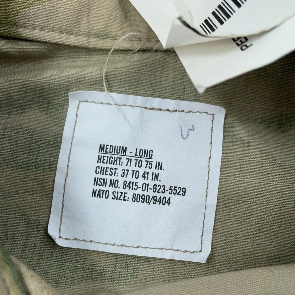 US Army‎ ACU OCP Coat Mens Medium Long Camo Permethrin NSN 8415-01-623-5529